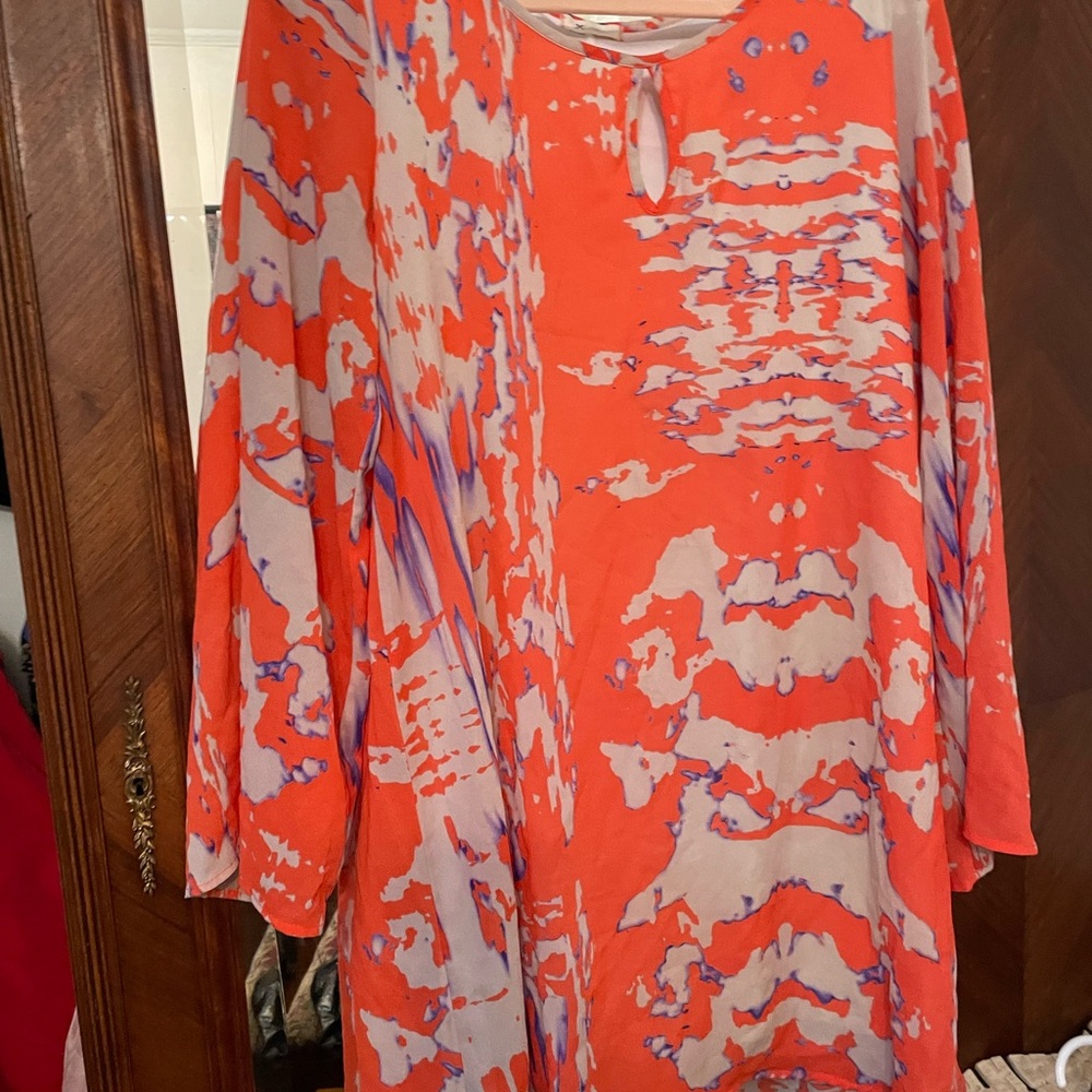 Vibrant Abstract Print Dress